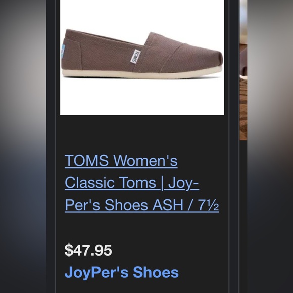 Tom’s Classic Canvas Women’s Shoes - Picture 4 of 4